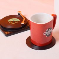 【CC】 Vinyl Coaster Cup 6pcs Plastic Mug Heat-resistant Non Hot Drink Holder Decoration