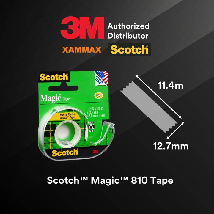 3M 810 Magic invisible tape/Can be written on/Removable tape