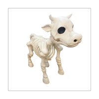 Cow Skeleton Halloween Decoration Skeleton Cow Statue Halloween Cow Skeleton Decor Cow Decorations Outdoor
