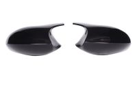 2xMirror Cover E90 Car Side Door Rearview Side Mirror Cover Cap For BMW E90 E91 2005-2007 E92 E93 2006-2009 M3 Style E80 E81 E87