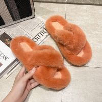 Ladies Shoes Womens House Slippers Furry Slippers Soft and Comfortable