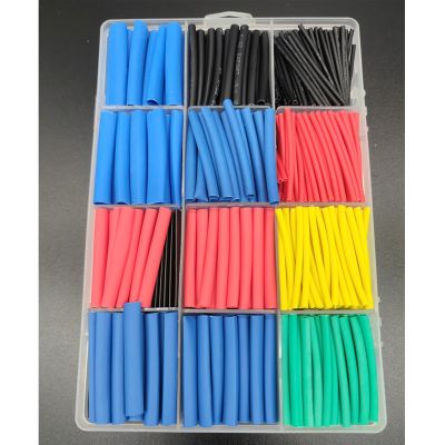 NEWE 850pcs Heat Shrink wrapped Shrinking Insulation Sleeving Thermal Casing Car Electrical Cable shrink tube Assorted box kit Electrical Circuitry Pa