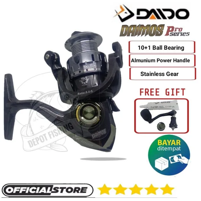ALAT GULUNG PANCING REEL POWER HANDLE MAX DRAG 8KG20KG DAIDO DAIMOS PRO UKURAN 1000 Lazada