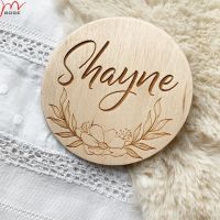 Personalized 4inch Birth Announcement Sign Baby name plaque Nursery Newborn Baby Name Sign