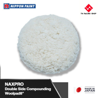 Naxpro Double Side Compounding Woolpad8 ขนแกะหยาบ สำหรับขัดรถยนต์ ฟรี Adapter