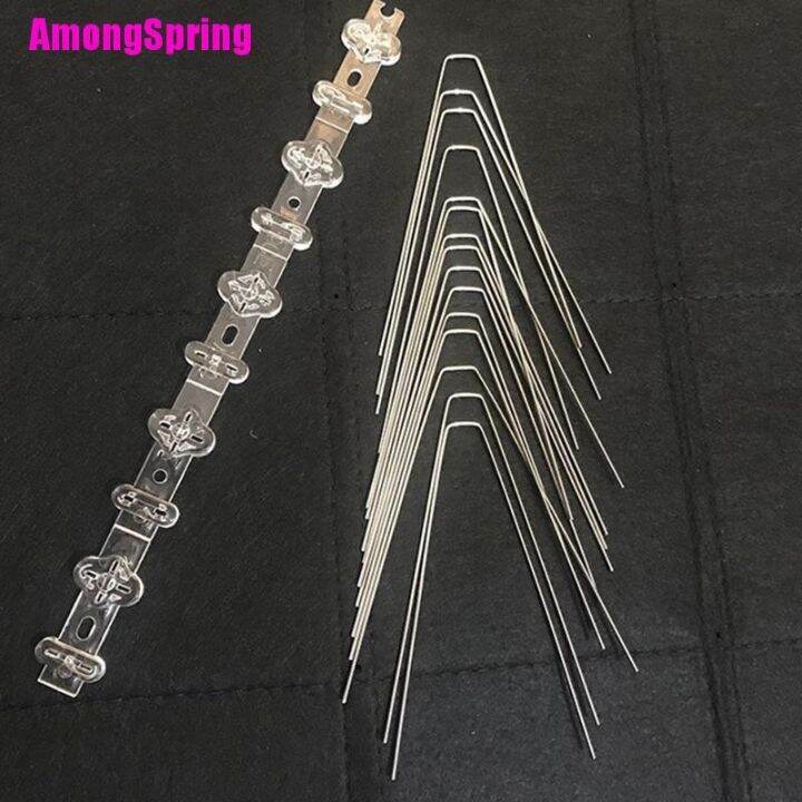 AmongSpring☬ 5M Pack Fence Wall Spikes Garden Intruder Bird Cat