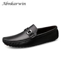 TOP☆Leather Slip On Mens Loafers Casual Shoes Men Designer Lofer Man Mocasines Hot Sale Loafer Trend 2020 Loffers Low Lofars