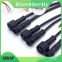 B5ev40er4ly Shop 2Pin 3Pin 4Pin IP65 DC connector Cable Waterproof Plug for LED Light Strips Male to Female Jack Adapter