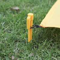 ❄●☜ 4Pcs Outdoor Travel Camping Tents Stakes Pegs Pins Trip Plastic Heavy Duty Tent Nails Fixing Tent Mat Stake Nails Wholesale 7