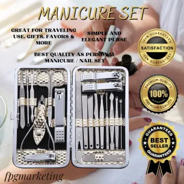 DOCOSS Pack Of 3 Stainless Steel Nail Cutter Kit Set & Toenail Fingern