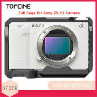 Topcine ZV-E1โครงใส่กล้องสำหรับกล้อง ZVE1 Sony ถ่ายวิดีโอแท่นขุดเจาะอุปกรณ์ถ่ายทำ1/4 “Arri ค้นหาฐานต่อรองเท้าเย็นสำหรับไมโครโฟน/ไฟ