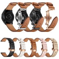 [ร้อน] 20มิลลิเมตรหนังสายสำหรับ Samsung Galaxy Watch 5/Pro/4 Class/ 3 Band 40Mm 44Mm 45Mm 42Mm 46Mm 41Mm Active 2เข็มขัดนิ่มสร้อยข้อมือ