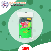 3M สก๊อตช์-ไบรต์ แผ่นใยขัดพร้อมฟองน้ำ ขนาดจัมโบ้ 3M Scotch-Brite Scrub Sponge