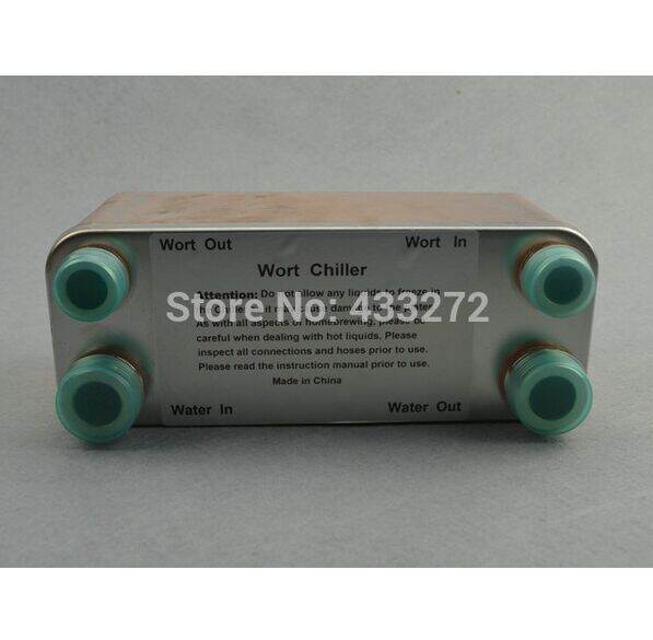 New Plate heat exchanger Stainless Plate Wort Chiller 30 plates