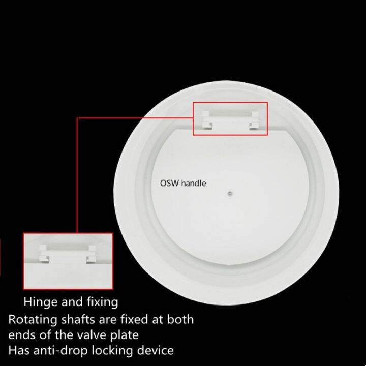 pvc-exhaust-fan-check-valve-anti-odor-round-pipe-air-damper-valve-80-110mm-for-bathroom-kitchen-ventilation-system-accessories-plumbing-valves