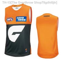 ☌ New 2022 AFL Suns Rugby Jersey Mans Sleeveless Vest Breathable