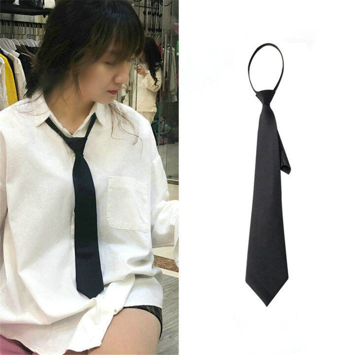 【Ready Stock】JK College Style Tiefree Shirt Accessories Japanese Girl