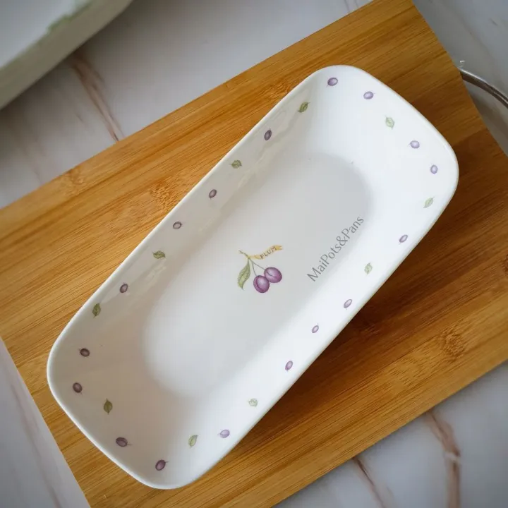 Corelle Fish Plate Plum Lazada