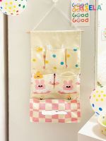 Sweet rabbit receive big bag lovely dormitory artifact door wall hanging mobile sundry AC19 carrying bag 【BYUE】