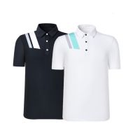 Titleist！PEARLY GATES ANEW FootJoy J.LINDEBERG ❖ Golf mens short-sleeved outdoor sports quick-drying breathable T-shirt mens top golf jersey ball POLO shirt