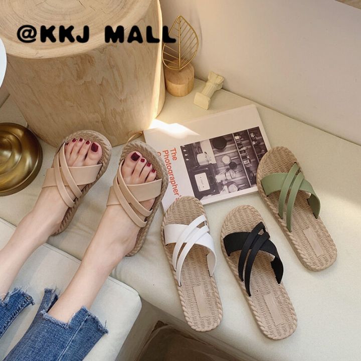 kkj-mall-รองเท้า-รองเท้าผู้หญิง-รองเท้าแตะร-แฟชั่น-สินค้ามาใหม่-ธรรมดา-รองเท้าแตะแบบหนีบ