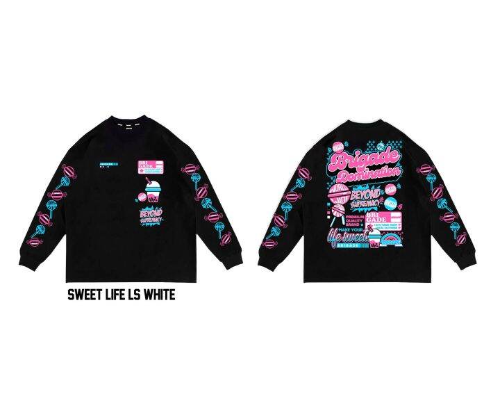 BRIGADE CLOTHING SWEETS LONGSLEEVE (BLACK) Lazada PH