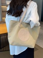 Casual Commuting Large Capacity Bag 2023 New Womens Bag Fashionable and Versatile Canvas Shoulder Bag College Student Tote Bag 【JYUE】