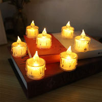 24 PcsSet Flameless LED Candles Tea Light Creative Lamp Battery Powered Home Wedding Birthday Party Decor Lighting Dropshipping