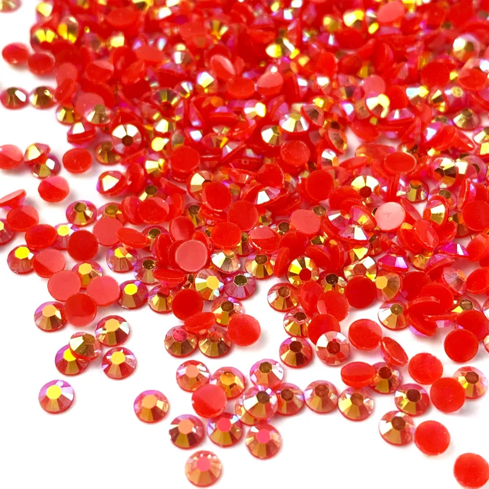 2-6mm AB Color Resin Flatback Jelly Rhinestones Bulk Wholesale