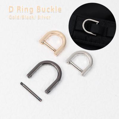 9QSS ที่จับเข็มขัด หัตถกรรมเครื่องหนัง สายรัดไหล่ อุปกรณ์เสริมสายรัดกระเป๋า ขั้วต่อสายรัดกระเป๋า ห่วงกระเป๋า เข็มกลัด หัวเข็มขัดแหวนสกรู D Ring Buckle