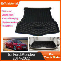 สำหรับ Ford Mondeo Fusion MK4 4 Mk V 2014-2022 2021 2020 2019 2016รถด้านหลัง Trunk Mat กันน้ำป้องกัน Anti-Slip Storage Pad