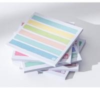 กระดาษโน้ต แบบมีกาว โพสต์อิท กระดาษบันทึก กระดาษโน้ตสีรุ้ง กระดาษโน้ตสี ขนาด 8 x 8 ซม. จำนวน 50 แผ่น