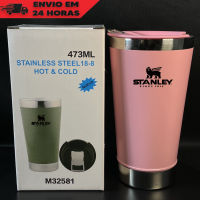 473ml Stanley New Style Bottom Bottle Opener Stainless Steel Beer Cup Thermos With Lid And Bottle Opener, Shipped Immediay