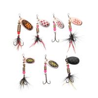 【cw】 New Metal Spinner bait Bass Pike Rotating Bait Fishing Iscas Artificial Hard Crap Durable Tackle