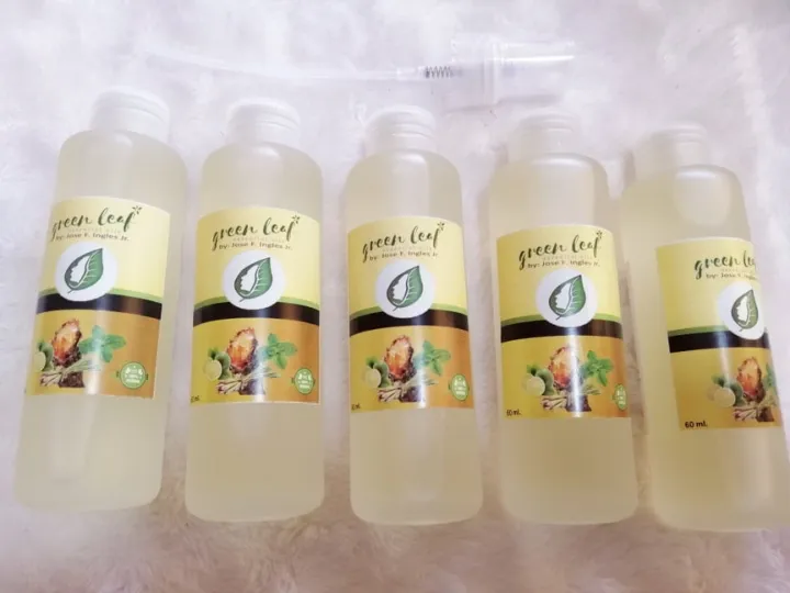 4in1 60ML Bottle Green Leaf Essential Oil by Jose Ingles Lazada PH