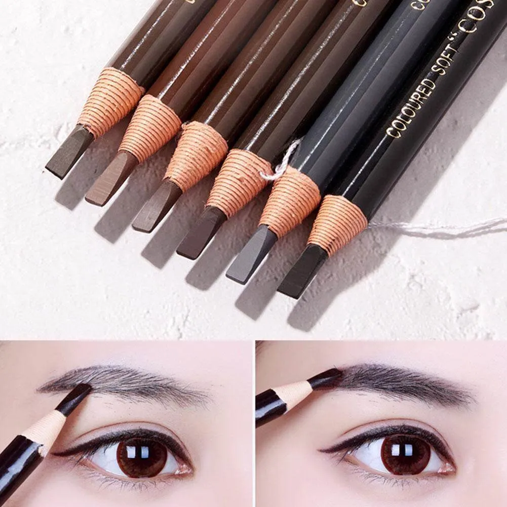 Eyebrow pencil waterproof and not smudged hard core eyebrow powder ...