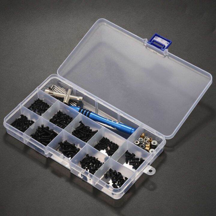 m2-m2-5-m3-screw-fastener-kit-tool-box-for-144001-144010-124007-124016-124017-124018-124019-rc-car-spare-parts