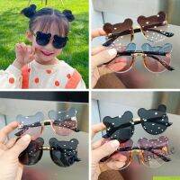 【hot sale】▽ D03 Childrens Eyeglasses Fashion Cute Bear Ears Modeling Sunglasses