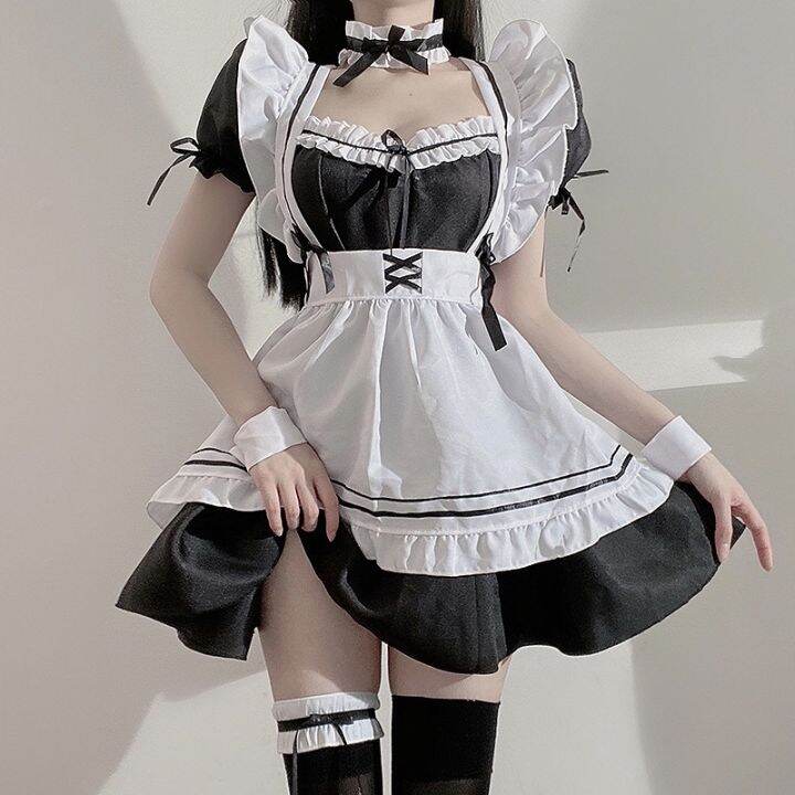 Anime Maid Cosplay Plus Size Halloween Outfits Japanese Kawaii Dress ...