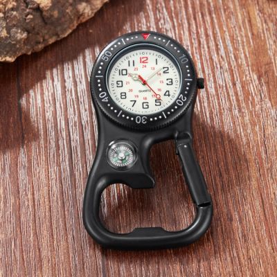 the compass mountaineering buckle supe bottle opener backpack pendant watch rock climbing timing noctilucent waist ♞✹﹍
