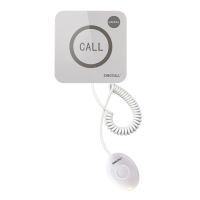 SINGCALL Wireless Calling System Big Touchable Two Keys Waterproof Pager Call and Cancel Keys APE520C with Hand Shank