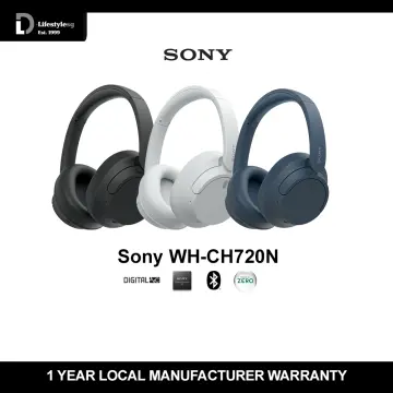  Sony WHCH720N Wireless Over The Ear Noise Canceling Headphones  (Black) with Wireless Headphones Accessory Bundle (2 Items) : Electronics