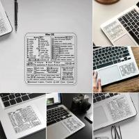 3PCS Keyboard Shortcut Sticker For Computer Functional Adhesive PC Laptop PC Reference Keyboard Shortcut Sticker For Laptop effective