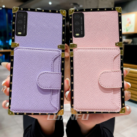 L &amp; F Vivo Y20เคสหนังกระเป๋าสตางค์เป็นศูนย์/Y20i/Y20S เคสคุณภาพสูงป้องกันแรงกระเทือนโทรศัพท์เคสหนังเคสการ์ดหนัง