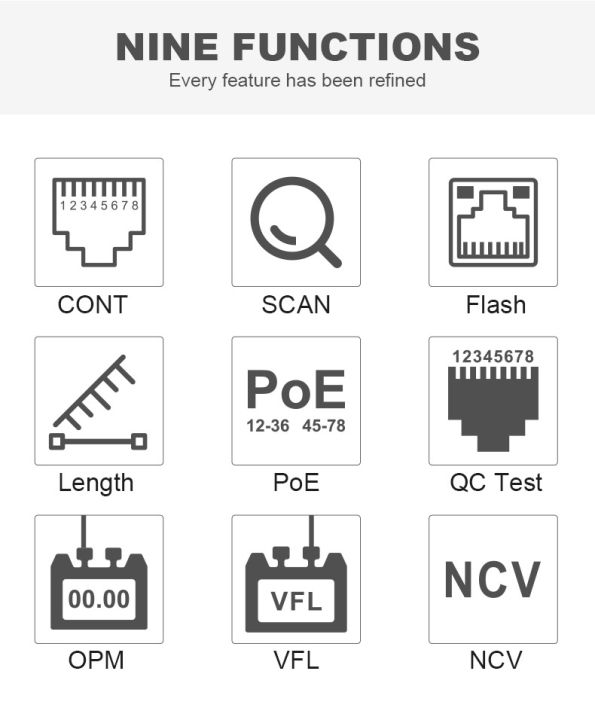 noyafa-เครื่องวัดสายเคเบิลเครือข่าย-nf-8508-lcd-ดิจิตอล-lan-เครื่องวัดกำลังแสงวัดความยาวมัลติฟังก์ชั่นเครื่องทดสอบสายเครื่องทดสอบสายสัญญาณเครื่องหาสายสัญญาณเครือข่ายแบบชาร์จไฟได้เครื่องตรวจสอบ-poe