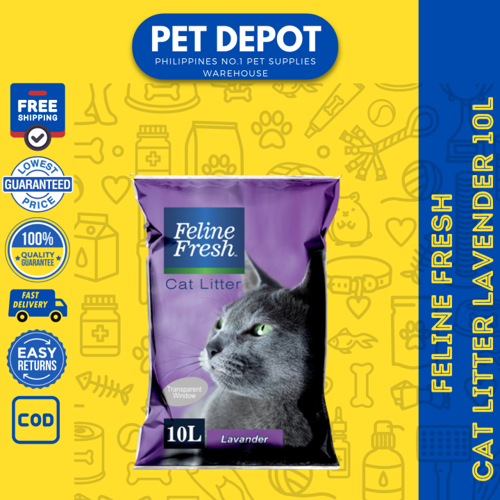 Feline Fresh Lavender Scent 10L Cat Litter Lazada PH