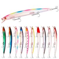 Thekuai 1pcs 14cm 15g Sinking Minnow Fishing Lure Lifelike Hard Bait Quality Treble Hooks Trolling Deep Dive Fishing Bait Wobble