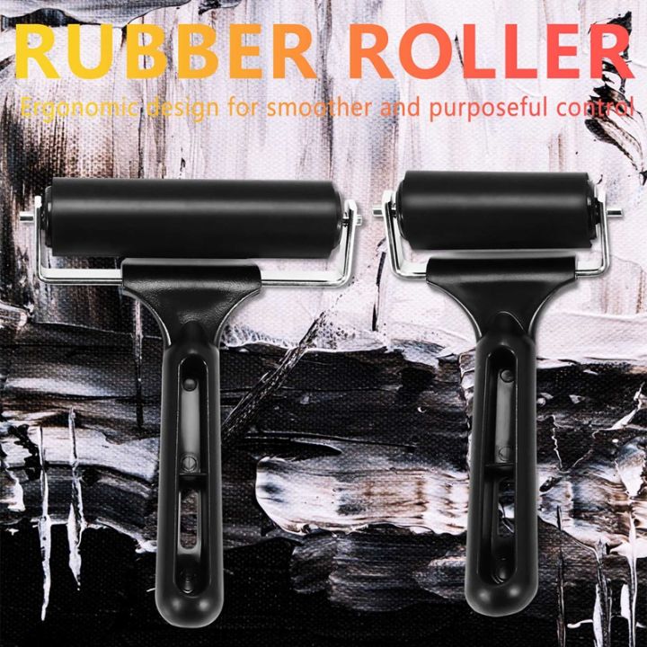 rubber-roller-set-of-2-6-amp-10cm-ink-brayer-roller-perfect-for-printmaking-wallpapers-block-printing-stamping