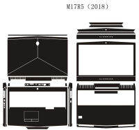 พิเศษคาร์บอนไฟเบอร์แล็ปท็อปสติ๊กเกอร์ผิวครอบสำหรับ Alienware M17 R5 2018 17"