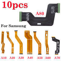 10 Pcslot เมนบอร์ดบอร์ดหลัก Penyambung Kabel Flex สำหรับ Samsung Galaxy A10 A40 A30 A20 A50 A60 A70 A80 Papan Utama Reben